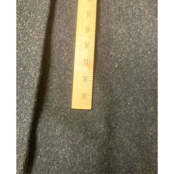 Vintage Wool Pleated Detail PeaCoat - Picture 9 of 10